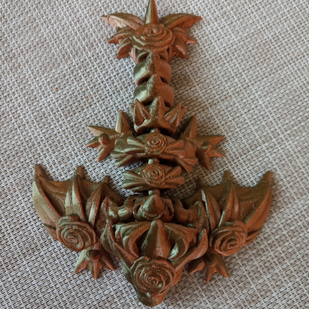 BOGO Dragon Sale! Majestic Posable Rose Dragon Durable 3D Printed Reptile